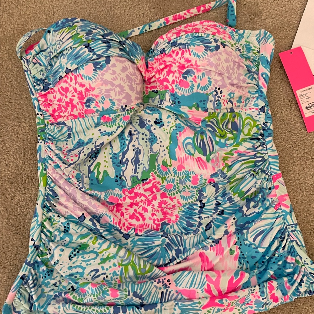 NWT Size 10 Flamenco Tankini Top Sink or Swim